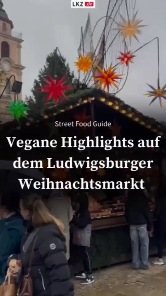 Veganes Essen auf dem Barockweihnachtsmarkt Ludwigsburg