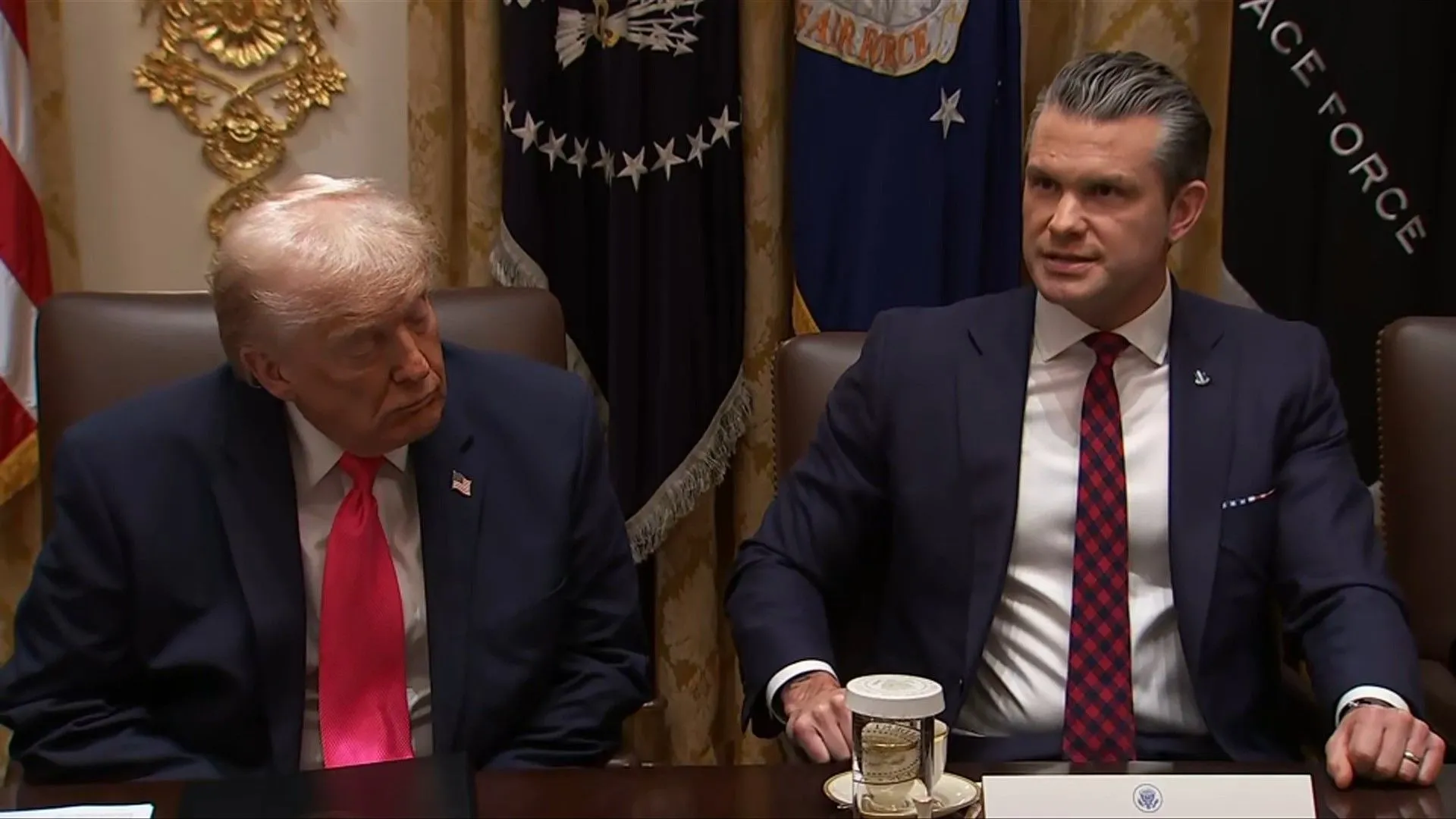 Pentagon chief says did not 'personally see survivors' from initial boat strike