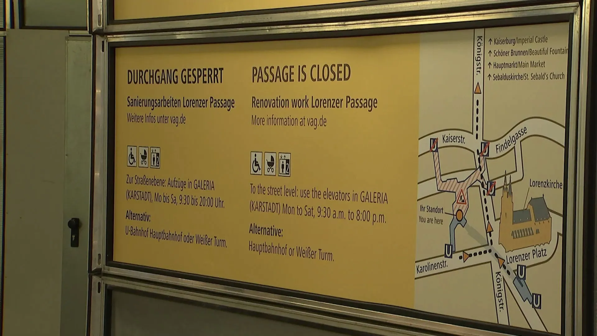 Lorenzer Passage im Umbau: Sanierung geht bis 2027